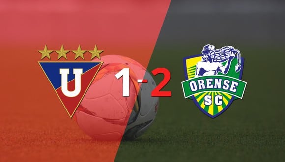 Victoria apretada de Orense por 2-1 sobre Liga de Quito
