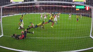 La repetición del gol de Alfredo Morelos que despeja la polémica del Perú vs. Colombia [VIDEO]