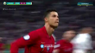 Sigue la racha: gol de Cristiano Ronaldo para el 1-0 de Portugal vs. Francia por Eurocopa [VIDEO]