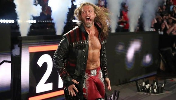 Edge entró al Royal Rumble 2020 con el número 21. (WWE)