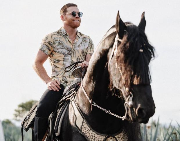 'Canelo' Álvarez tiene pasión por los caballos (Foto: Canelo/Instagram)