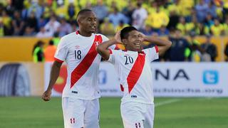 Edison Flores anotó ante Ecuador y ya es el goleador de la Selección Peruana