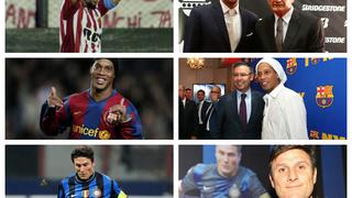 Ronaldinho se podría sumar: antes futbolistas y luego con cargos de directivo