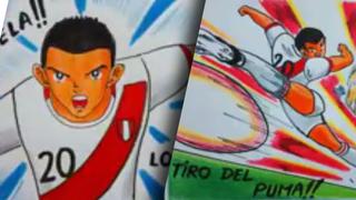 Selección Peruana: revive el gol de Edison Flores a Uruguay al estilo de los Supercampeones [VIDEO]
