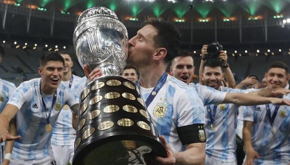 Messi, al mando de Argentina, acabó con la sequía de 28 años sin títulos. (Foto: EFE)