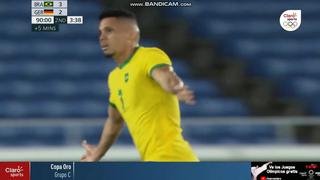 Espectacular: el golazo de Paulinho para sellar el 4-2 de Brasil vs. Alemania en Tokio 2020 [VIDEO]