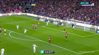 Perfecta volea: gol de Benzema para el 1-0 de Real Madrid vs. Athletic Club [VIDEO]