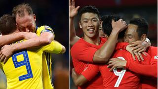 Suecia vs. Corea del Sur: hora, canal y fecha del duelo por Grupo F del Mundial Rusia 2018