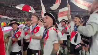 Desborda la alegría: plantel de River Plate celebró el título de manera efusiva [VIDEO]
