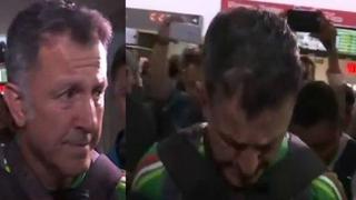 Así fue el accidentado recibimiento a Juan Carlos Osorio con hinchas de México que lo quieren fuera [VIDEO]