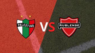 Termina el primer tiempo con una victoria para Palestino vs Ñublense por 1-0