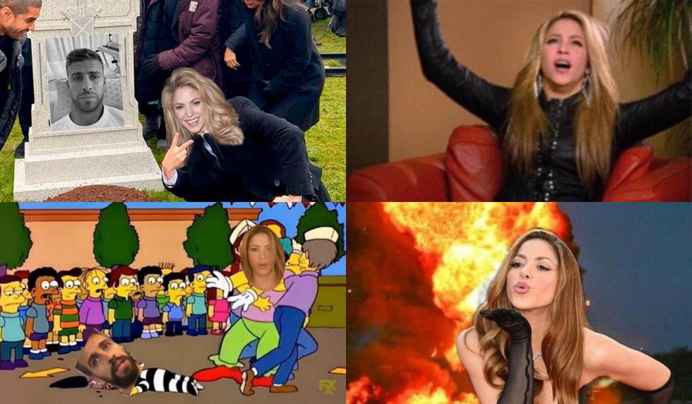 Los mejores memes tras el estreno de la canción de Shakira y Piqué. (Foto: Composición)