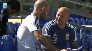 Lionel Messi y ¿quién más? Mascherano y Sampaoli armaron el once titular en última práctica