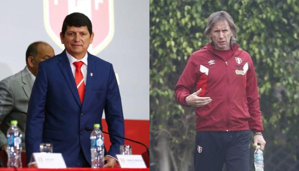Agustín Lozano aseguró la continuidad de Ricardo Gareca en la Selección Peruana. (Jesús Saucedo)