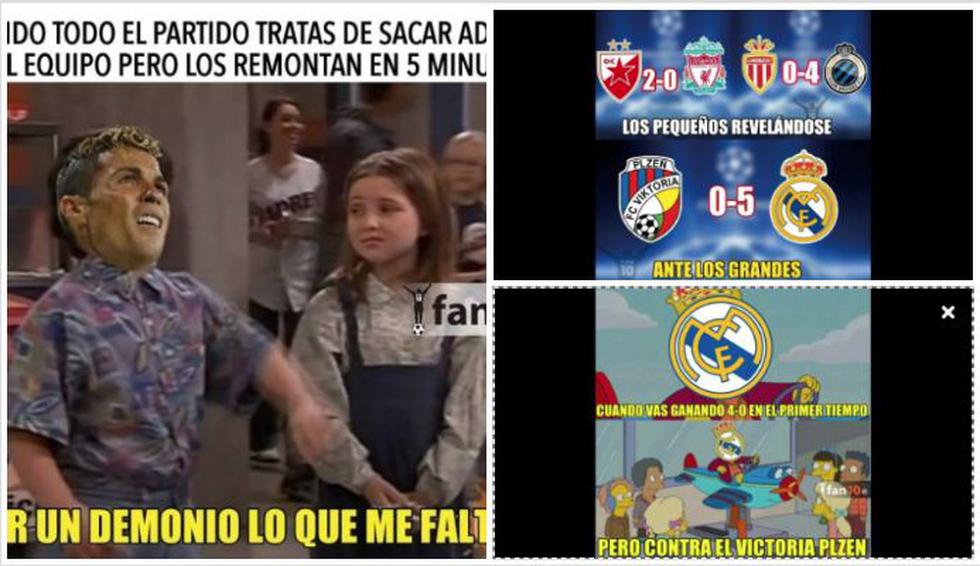Los mejores memes del Real Madrid-Viktoria Plzen y del Juventus-Manchester United de la Champions League. (Foto: Facebook)