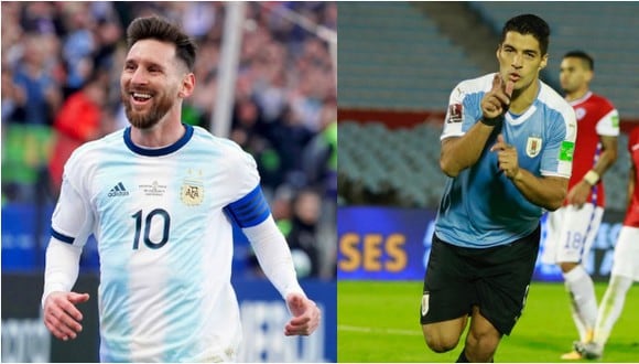 Messi y Suárez lideran la lista de máximos goleadores en la historia de las eliminatorias sudamericanas. (Agencias)