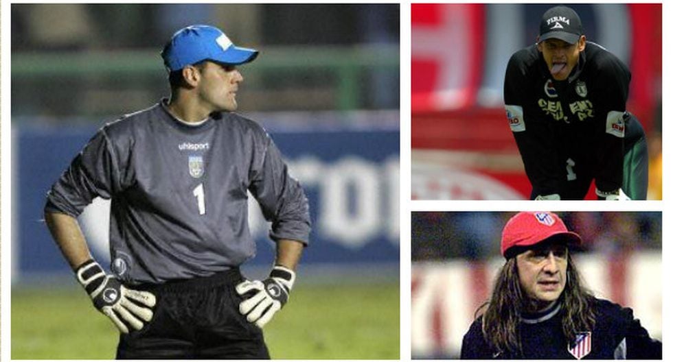 La gorra en los arqueros de fútbol.