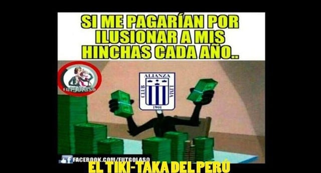 Los memes de la derrota de Alianza Lima ante Cienciano. (Foto: Facebook)