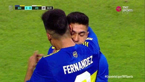 Ramírez anota el 2-0 y liquida la serie Boca vs Defensa por la Copa de la Liga. (Fuente: TNT)