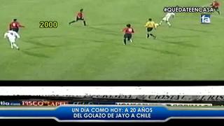 Revive el golazo que Jayo le marcó a Chile hace 20 años