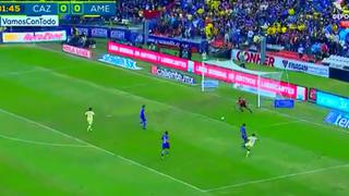 ¡Acechan las 'Águilas'! Renato Ibarra estuvo cerca de anotar el 1-0 de América contra Cruz Azul [VIDEO]