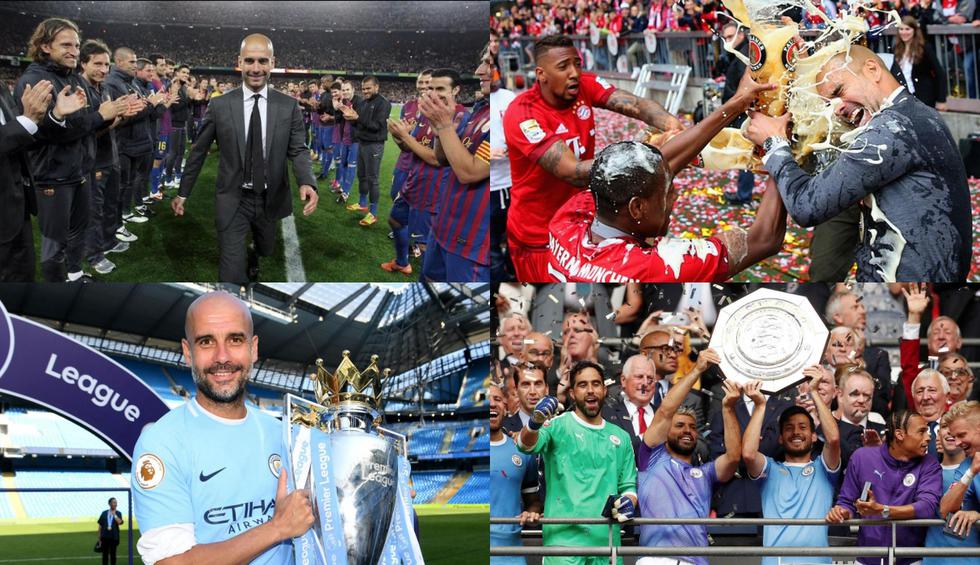 En apenas once años de carrera: los 28 títulos de Guardiola como entrenador de fútbol profesional [FOTOS]