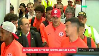 Así fue la llegada de Paolo Guerrero y el plantel de Inter de Porto Alegre a Perú [VIDEO]