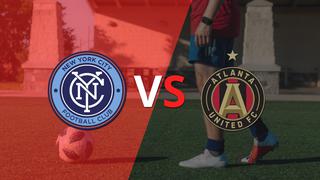 Termina el primer tiempo con una victoria para New York City FC vs Atlanta United por 1-0