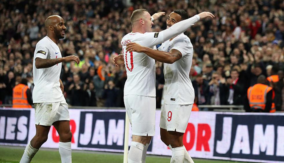 Inglaterra venció 3-0 a Estados Unidos por una amistoso internacional en la despedida de Rooney. (Foto: Getty Images)