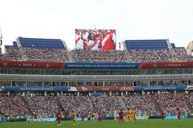 Los hinchas peruanos dijeron presente en masa en los tres partidos de la bicolor en el Mundial de Rusia. (Foto: GEC)