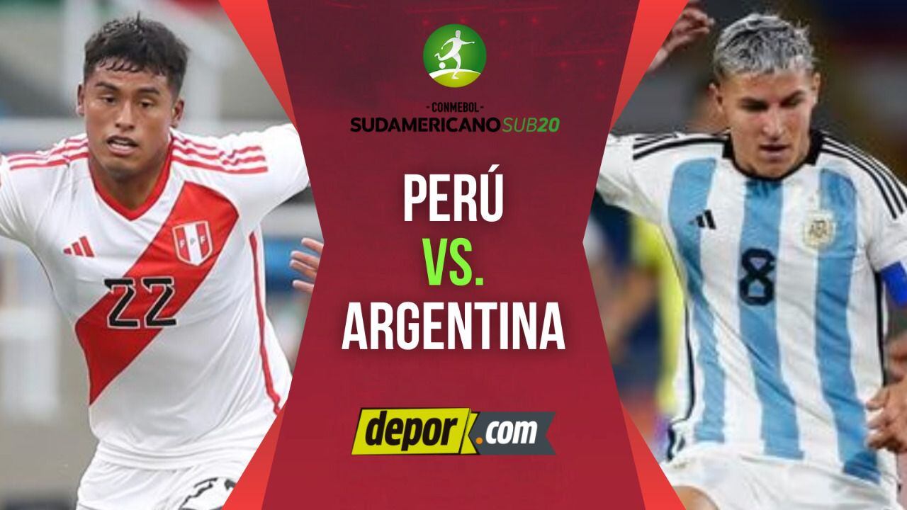 Perú vs. Argentina EN VIVO EN DIRECTO vía Latina (Canal 2), DIRECTV, TyC Sports, Fútbol Libre, Tigo Sports y GOL Caracol: transmisión por fecha 4 del Sudamericano Sub-20 | Formaciones | FUTBOL-PERUANO