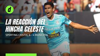  ¡Lluvia de goles!: la reacción de los hinchas de Sporting Cristal luego del emotivo triunfo ante Municipal