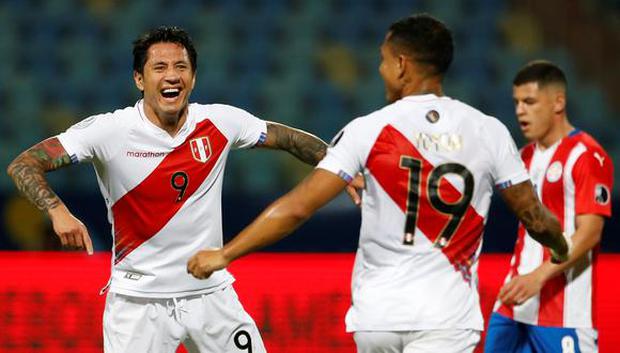 Gianluca Lapadula fue uno de los mejores de Perú en la Copa América 2021. (Foto: Agencias)