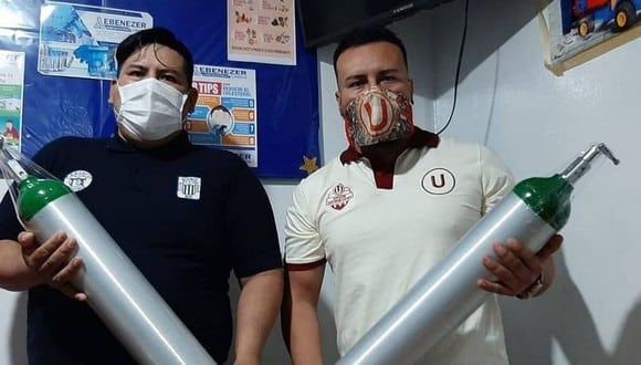 Hinchas de Alianza Lima y Universitario se unen para comprar balones de oxígeno en Cartavio. (Foto: Facebook)