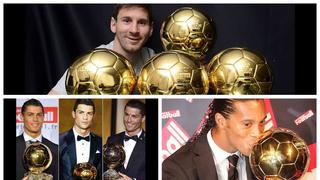 Balón de Oro: Cristiano Ronaldo, Lionel Messi entre los 10 últimos ganadores (FOTOS)