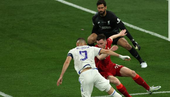 Liverpool vs. Real Madrid se enfrentaron en el Stade de France por la Final de la UEFA Champions League 2021-2022 | Fuente: EFE