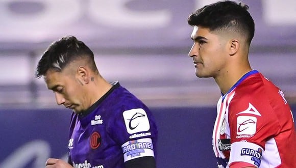San Luis igualó sin goles ante Toluca por el Clausura 2021 de la Liga MX. (Twitter)