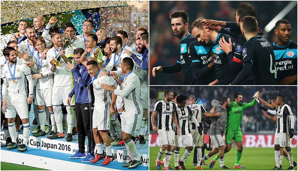 Real Madrid, Juventus y los clubes que sumaron más puntos en el 2016 (Getty).