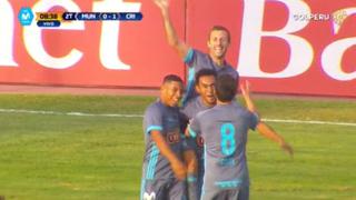 Sporting Cristal: Horacio Calcaterra marcó el primer gol de los celestes ante el 'Muni' [VIDEO]