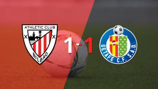 Reparto de puntos en el empate a uno entre Athletic Bilbao y Getafe