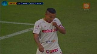 Universitario: Ruidíaz intentó asegurar y desperdició el penal del empate