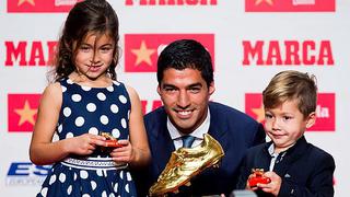 Luis Suárez obtuvo la Bota de Oro: las felicitaciones de sus compañeros