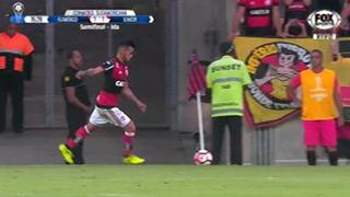 Por algo te dicen 'Genio': el magistral centro de Trauco para el empate de Flamengo por Copa Sudamericana