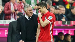 ¿Por la espalda? Lewandowski criticó a Carlo Ancelotti por su trabajo en Bayern Munich