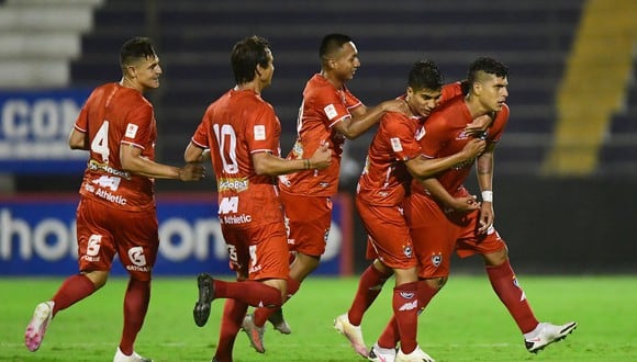 Hansell marcó el gol del para Cienciano ante Ayacucho FC por la fecha 5 de la Liga 1. (Foto: Liga de Fútbol Profesional