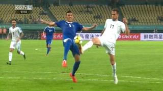 ¡Para olvidar a Suaréz! Stuani marcó golazo de 'sombrerito' para el 2-0 de Uruguay sobre Uzbekistán [VIDEO]