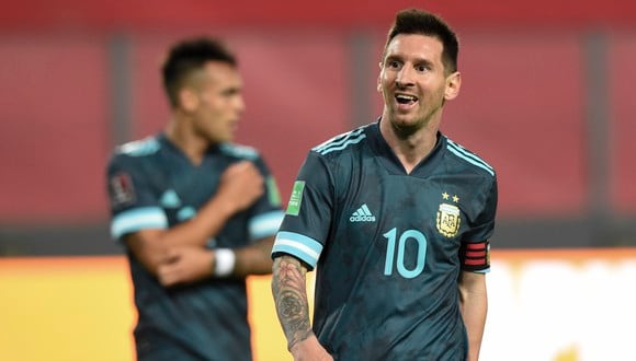 Argentina sumó tres victorias por Eliminatorias con Messi en Lima. (Foto: AFP)
