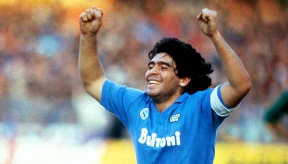 Napoli recordó a Diego Maradona, a un mes de su muerte. (Foto: @sscnapoliES)