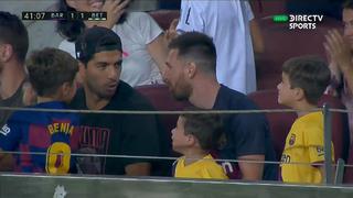 El más emocionado fue Thiago: así reaccionó Messi tras el gol de Griezmann al Betis en el Camp Nou [VIDEO]