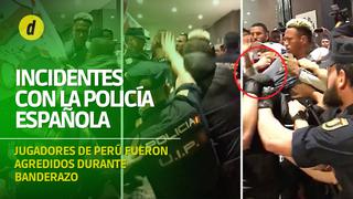 ¿Cómo se originó la pelea entre los jugadores de selección peruana y la Policía de España?: estas son las reveladoras imágenes